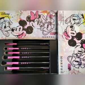 Brand New Limited Edition Collectible Disney Morphe Eyeshadow Brushes With Tin